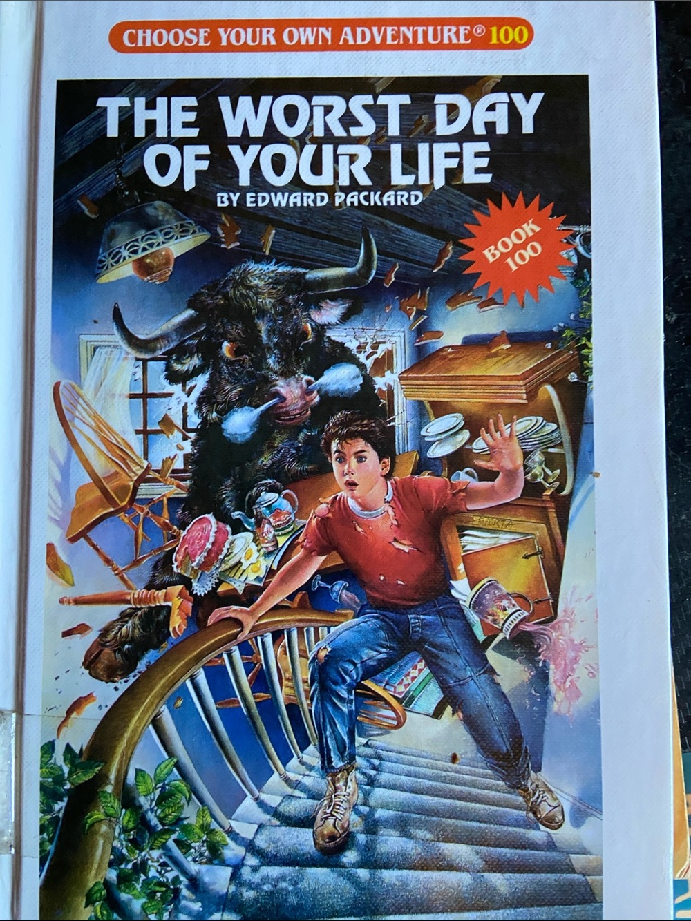 Choose Your Own Adventure # 100 1990s 90s Worst Day of Your Life HARDCOVER book